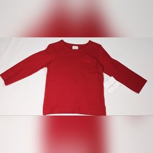 Starting Out Babys Red Long sleeve shirt size:12M
